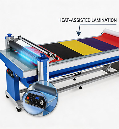 Heat-assisted lamination