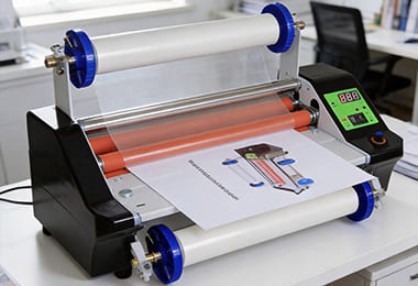 Laminate print photos