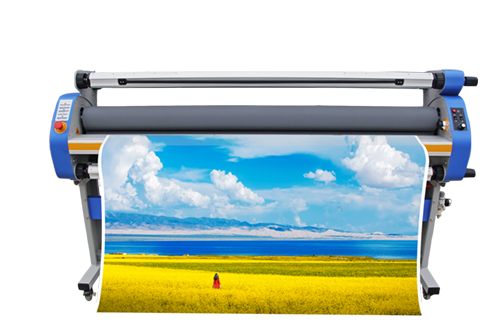 64 inch automatic cold laminator with 130mm heavy duty silicon roller