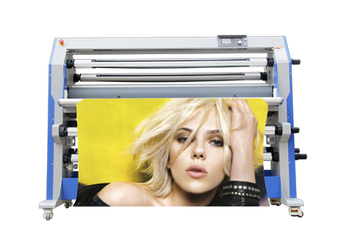 industrial laminator with double heated roller in the UK