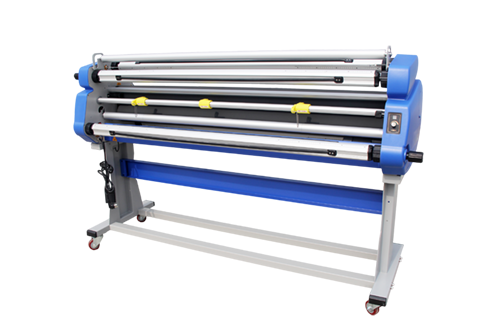Top heated roll laminator with pneumatic lifting MF1700-M1 PLUS