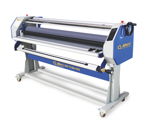 Mefu 64″ semi-auto roll laminator with heat assist MF1700-M5