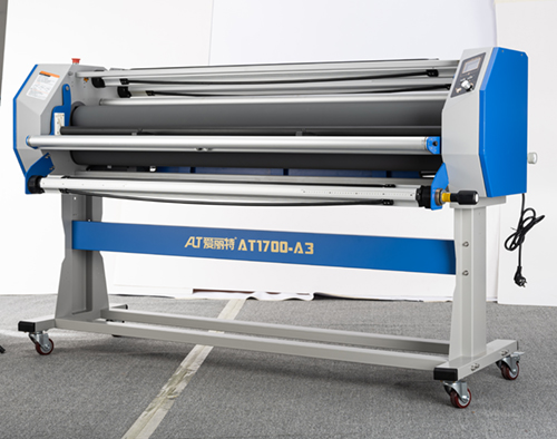 pneumatic lift roll laminator with heated roller MF1700-A1 PRO