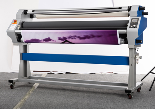 160cm width heat assist roll laminator for signage