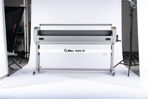 1.5m manual roll laminator for kt board in Thailand