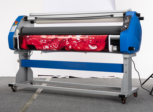 hot and cold laminator with precise cutter in France