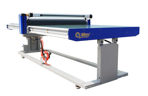1.6m width flatbed laminator with tilted table MF-B4