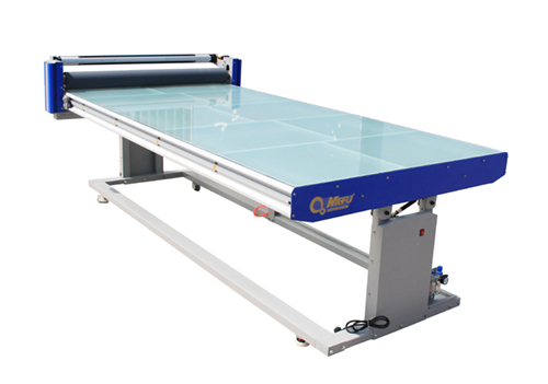 64 inch flatbed applicator with LED illuminated table