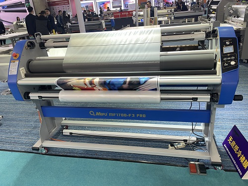 large format automatic laminator with heated roller