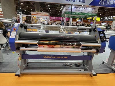 heat assist roll laminator with high speed 20m/min