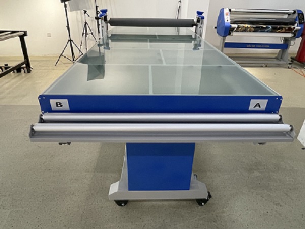 KALA flatbed laminator with unique titled table in the USA