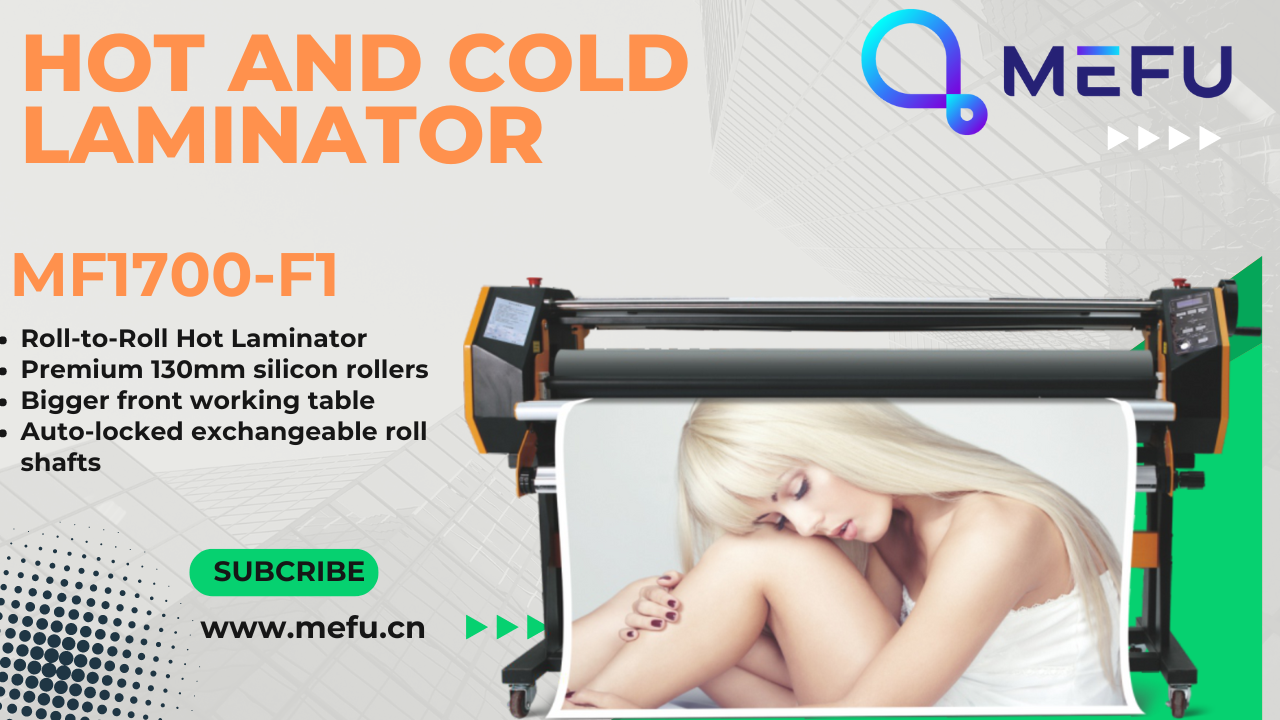 1.6m roll to roll hot laminator for sale in Canada