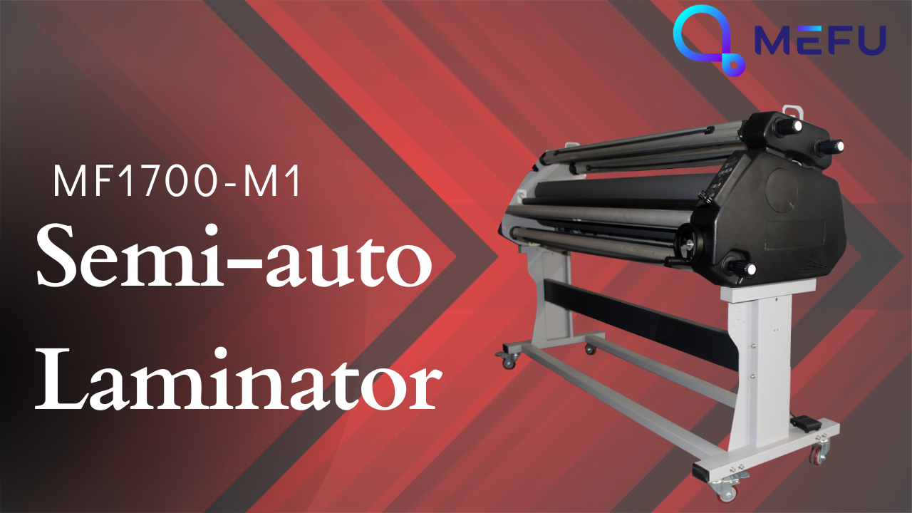 semi-auto warm laminating machine with hand crank